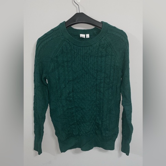 Forest Green Cable Crew - Picture 1 of 3